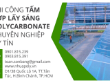 Thi Công Tấm Lợp Lấy Sáng Polycarbonate | Chuyên Nghiệp - Uy Tín - Nhanh Chóng