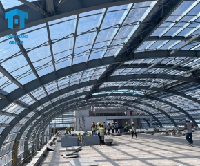 Nhận thi công tấm lợp lấy sáng polycarbonate đặc ruột tại tphcm