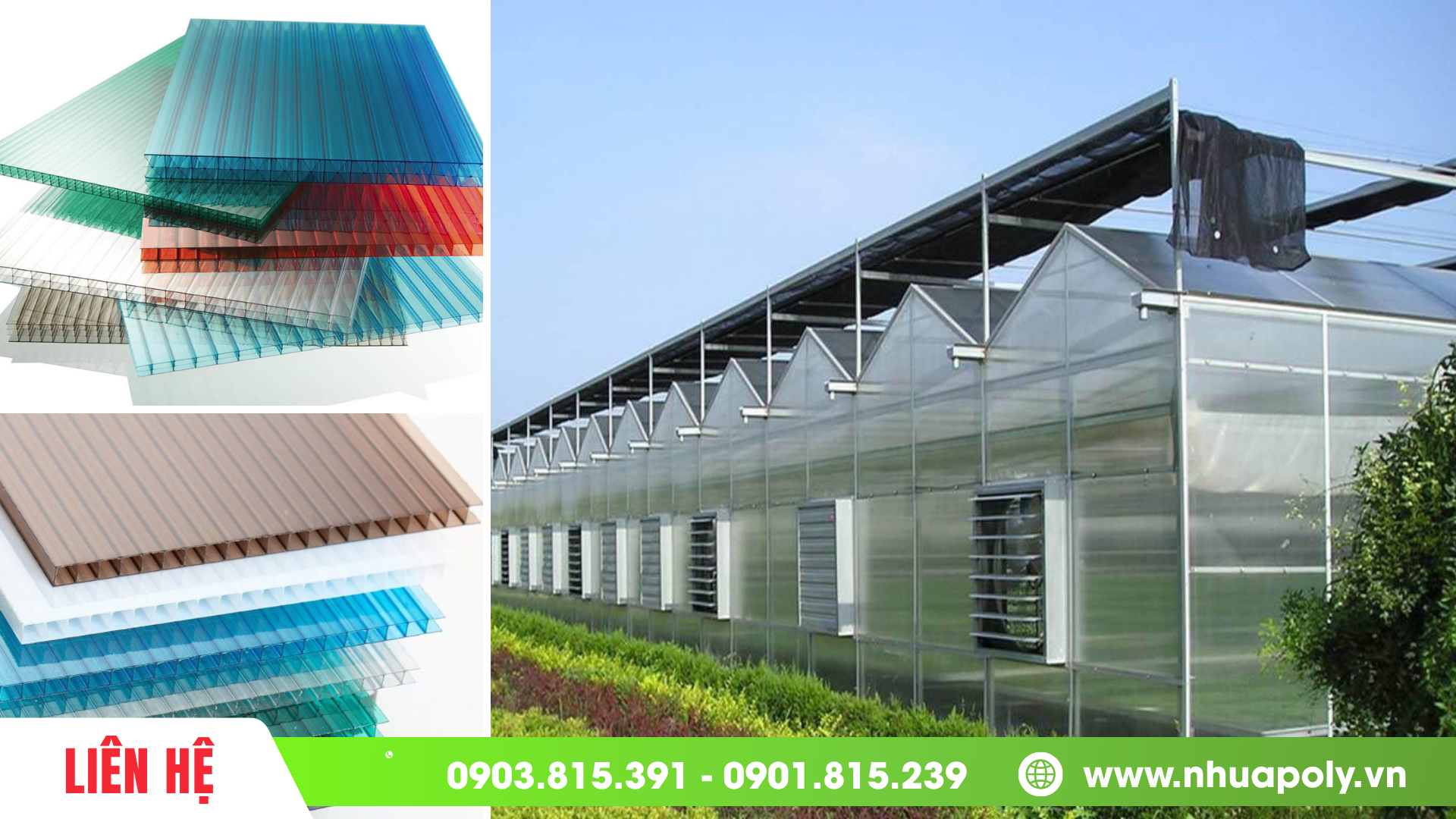 tấm poly solar light 5mm