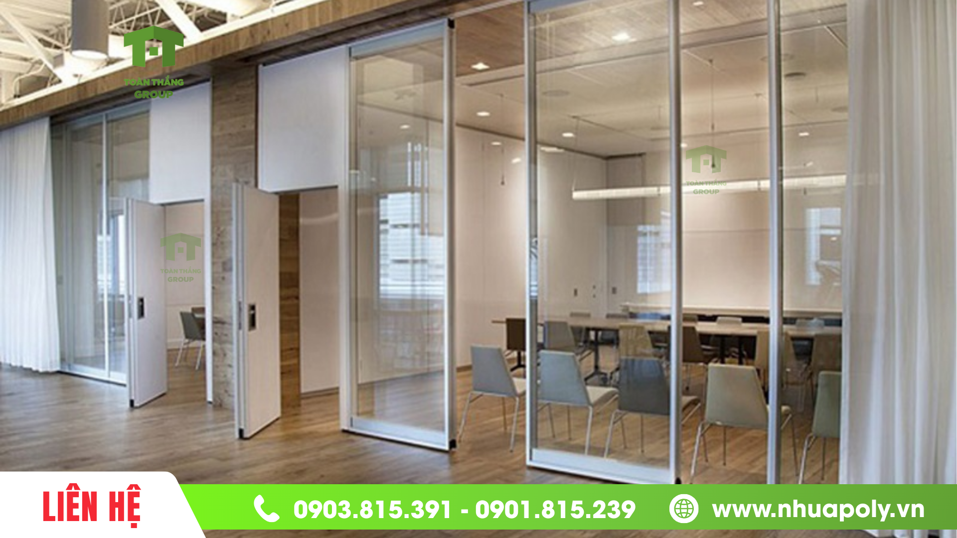 Tấm poly đặc 5mm trong suốt cho vách ngăn phòng làm việc giúp cách âm giảm tiếng ồn