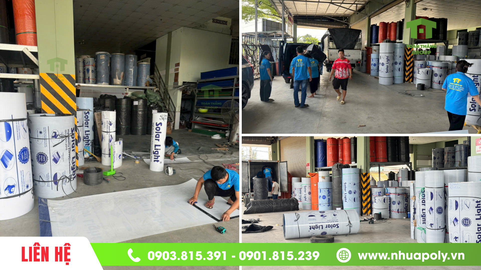 Tấm lợp lấy sáng poly solar light đặc 2mm được bảo hành chính hãng