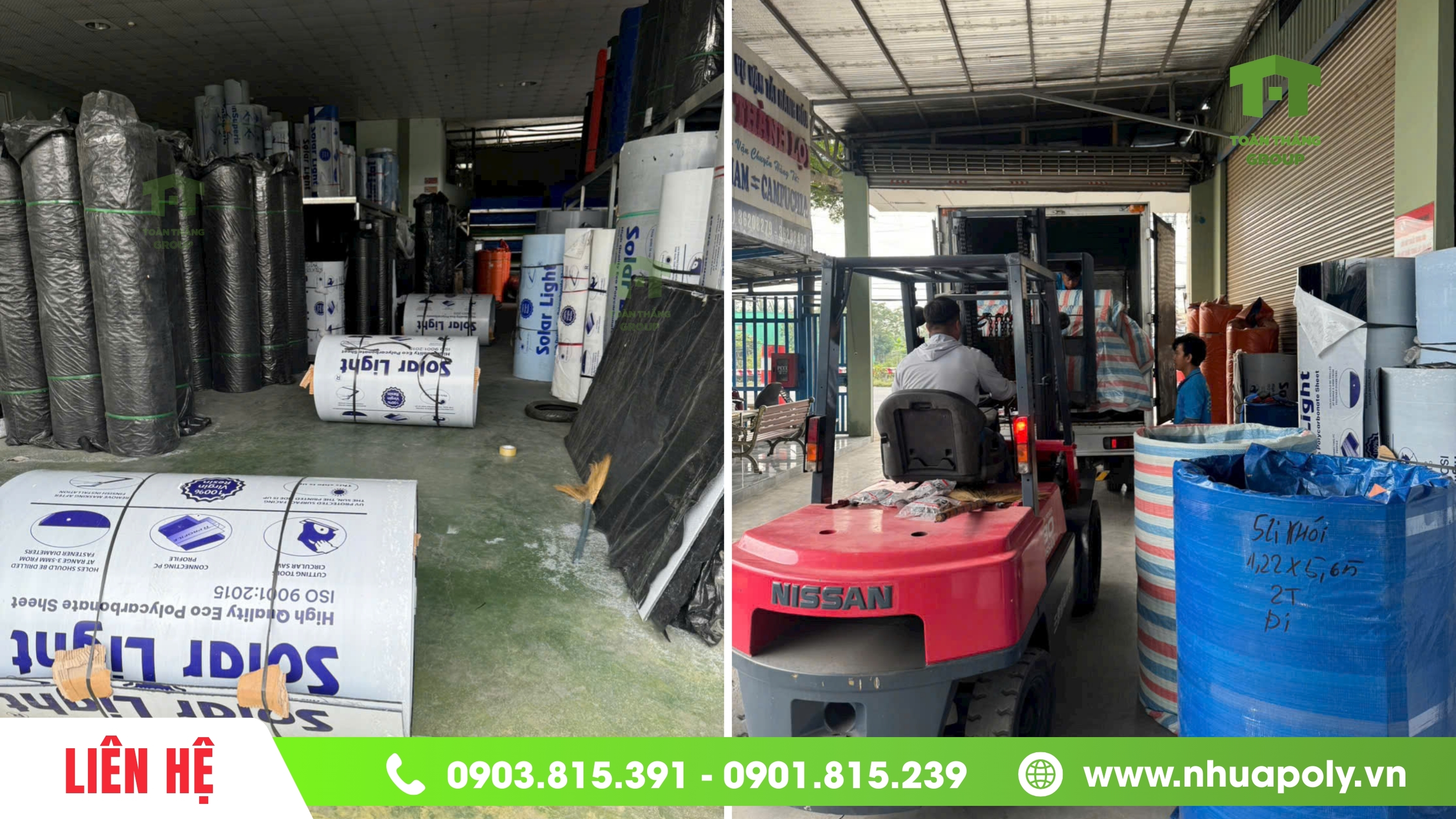 Toàn Thắng cung cấp tấm lấy sáng polycarbonate toàn quốc