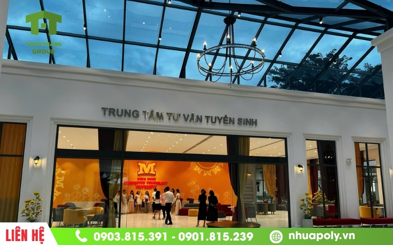 Tấm lợp lấy sáng polycarbonte