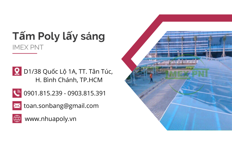 tấm poly lấy sáng