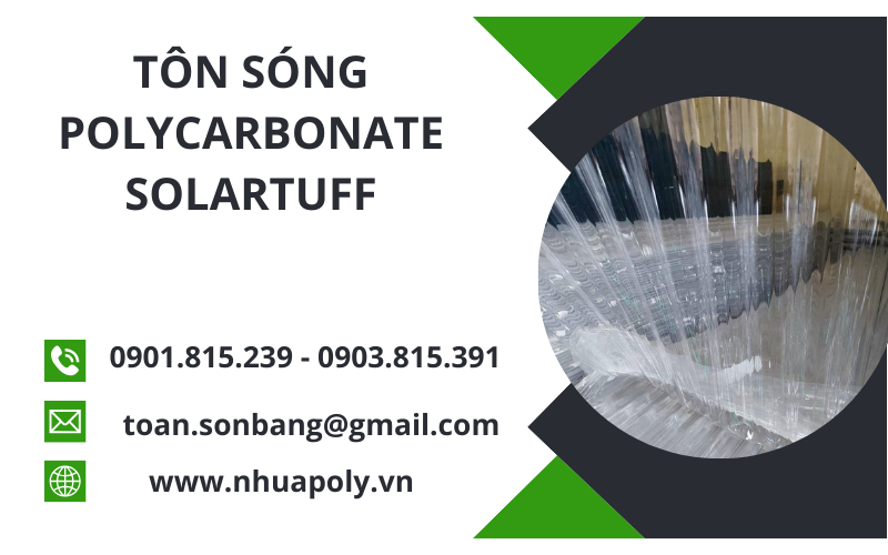 tôn sóng polycarbonate solartuff