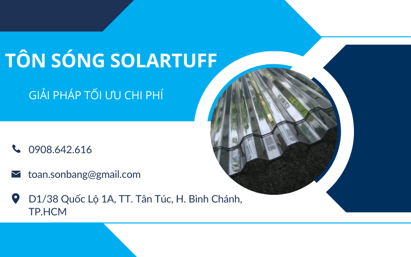 tôn sóng polycarbonate solartuff