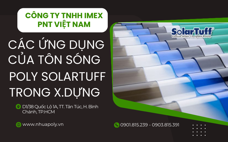 ứng dụng tôn sóng poly trong xây dựng