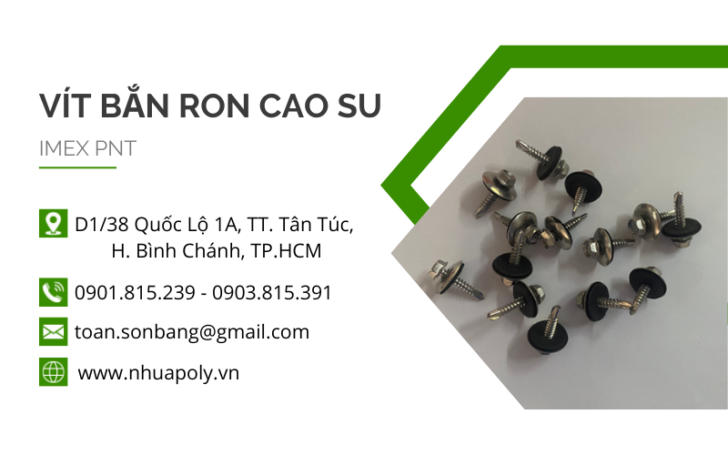 vít bắn ron cao su